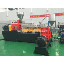 China high cost performance two stage plastic poles material extruder